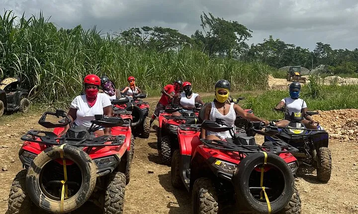 No driver’s license required Atv ride with transportation.