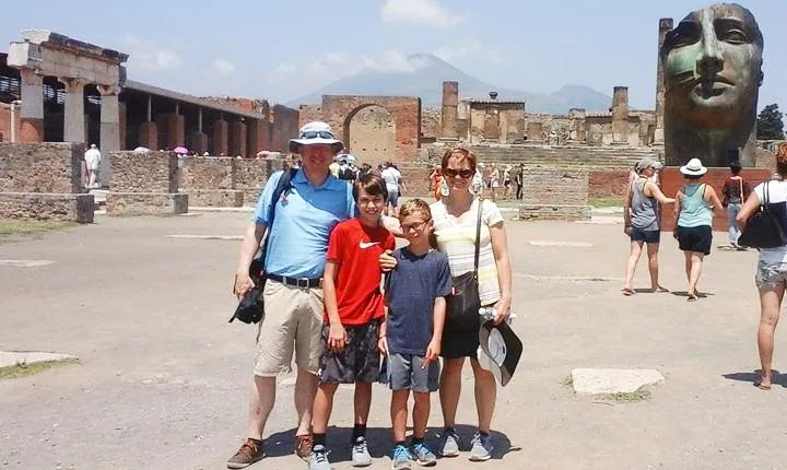 Rome to Pompeii for Kids and Families with lunch at Winefarm