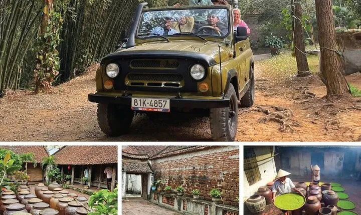 Duong Lam Village & Ba Vi National Park Jeep Tour From Hanoi