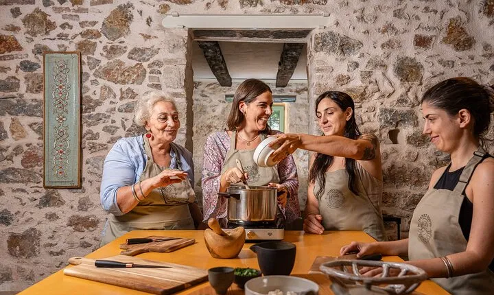 Athens Cooking Class and Lunch in our beautiful garden in Greece