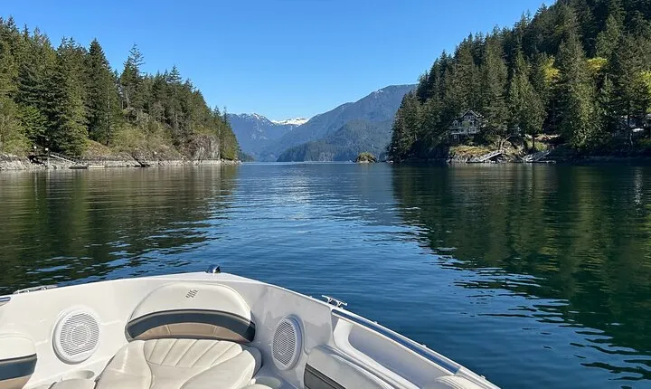 Granite and Silver Falls Private Boat Tour in Vancouver