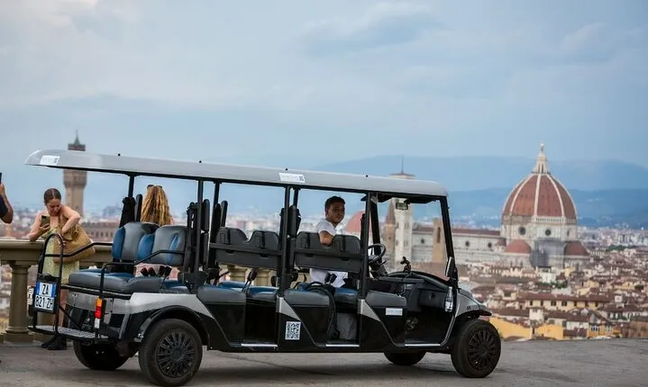 Florence Golf Cart Tour City Center and Piazzale Michelangelo