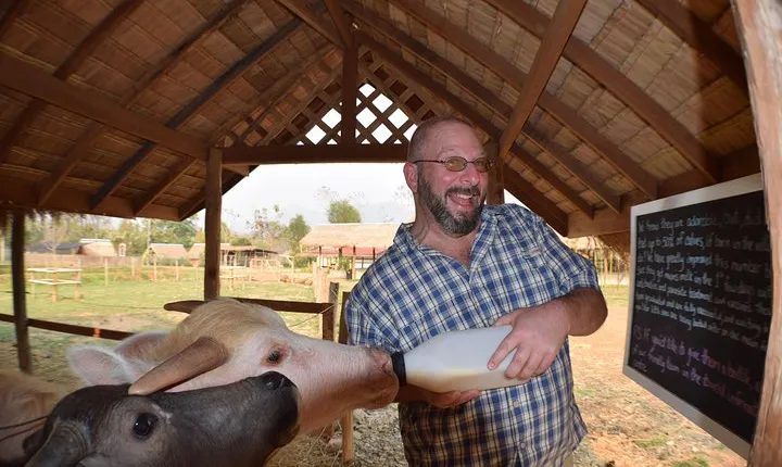 Kuang Si Waterfalls & Lao Buffalo Dairy Farm