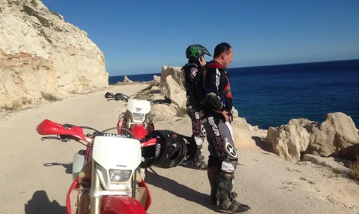 full day off road motorcycle adventure, Cabo Pulmo or Santiago waterfalls 