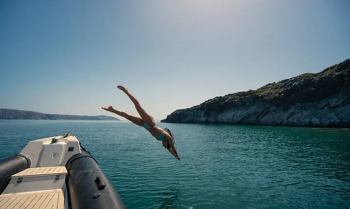 Exclusive cruise experience in Santorini