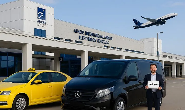 Athens Airport Private Transfer to Piraeus Port with Meet & Greet