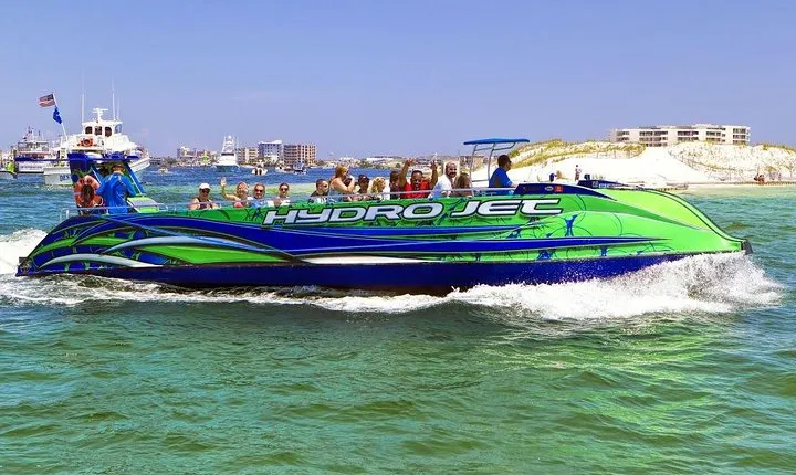 Dolphin & Sunset Cruises in Destin FL aboard the Hydrojet