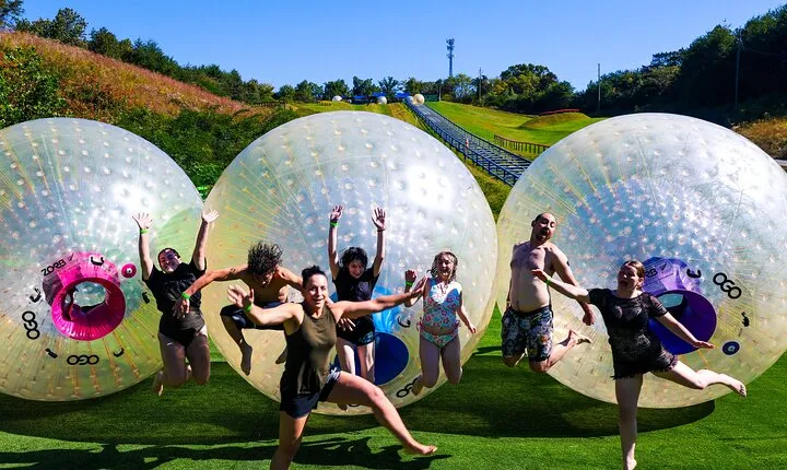 Outdoor Gravity Park Zorbing Admission Ticket in Pigeon Forge