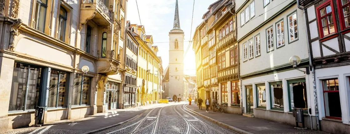 Erfurt city highlights walking tour with a local guide