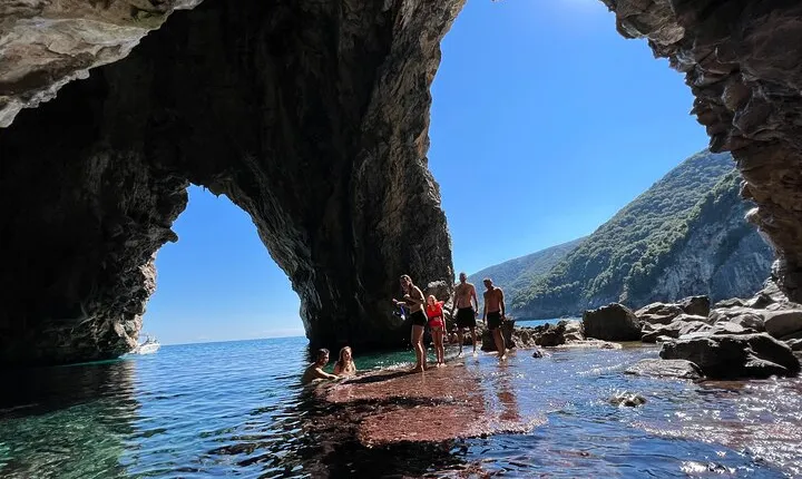 Pelion Boat Trip to "Poseidon's Caves"