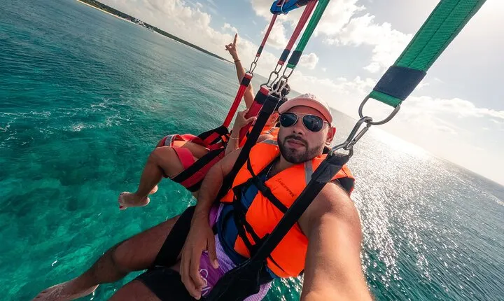 Best Parasailing Cozumel Experience + Beach Club