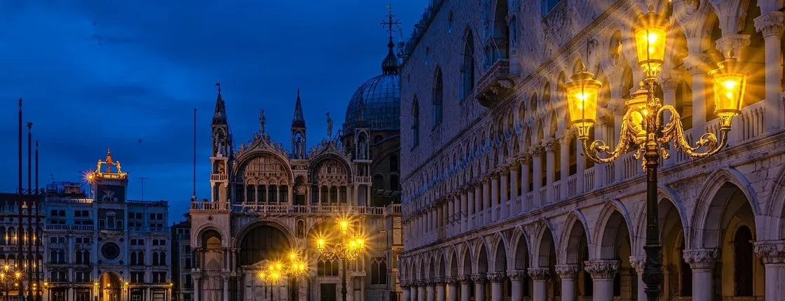 Venice panoramic boat tour at sunset from Punta Sabbioni