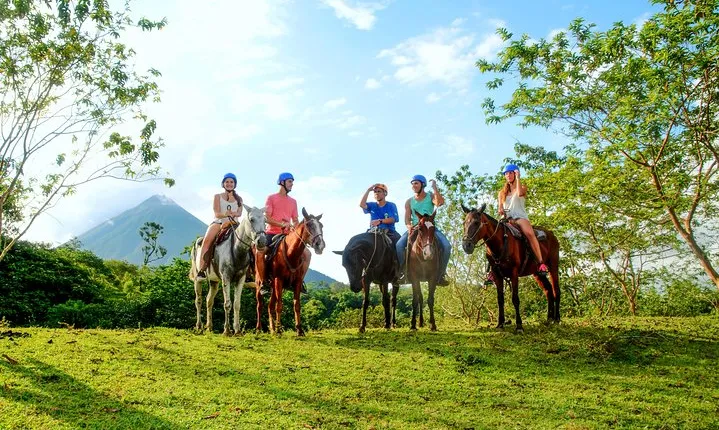 Arenal Horseback Riding to La Fortuna Waterfall
