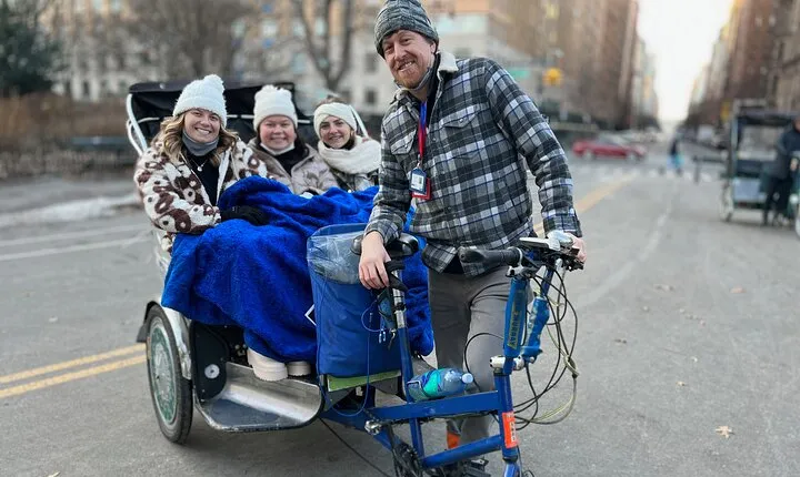 Pedicab Central Park With Laramie Flick