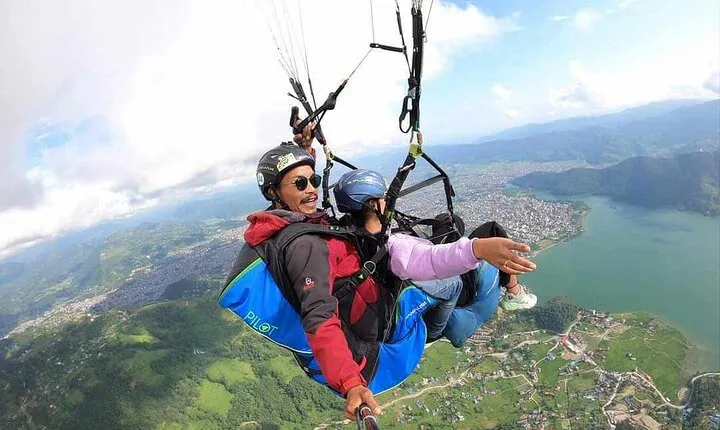Private Paragliding Cross Country Flight in Nepal