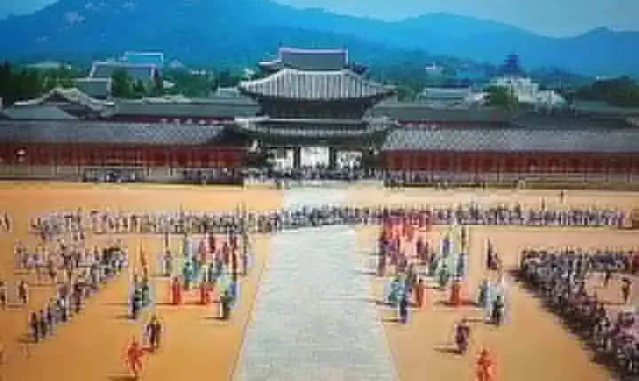 Primary and Main Royal Palace, Gyeongbokgung palace and its vicinity