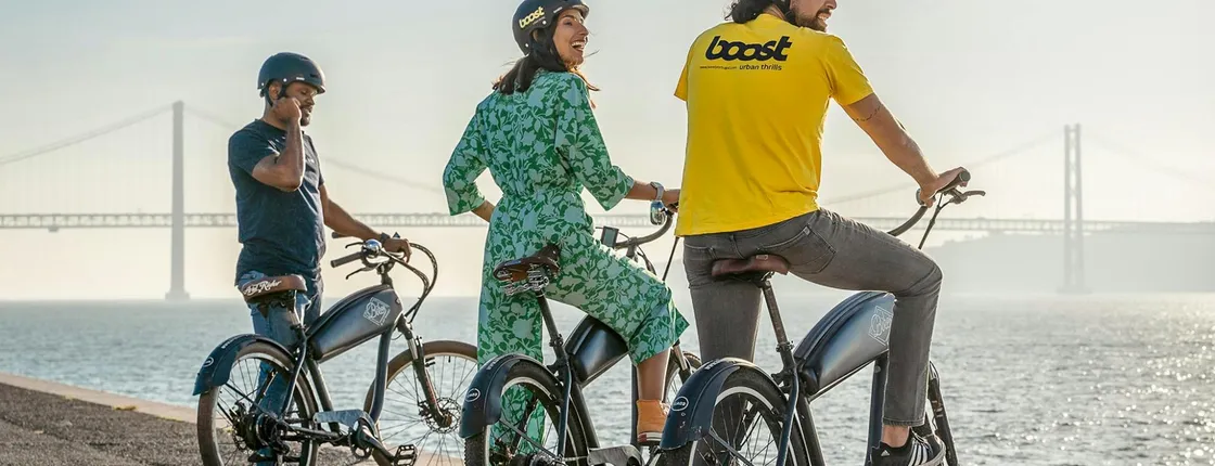 Follow the river e-bike tour in Lisbon