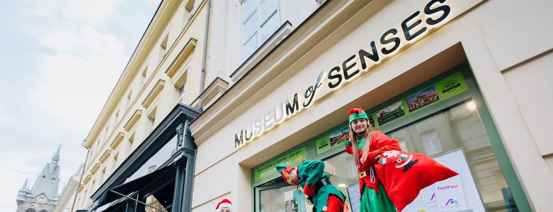 Entrance tickets to Museum of Senses in Prague