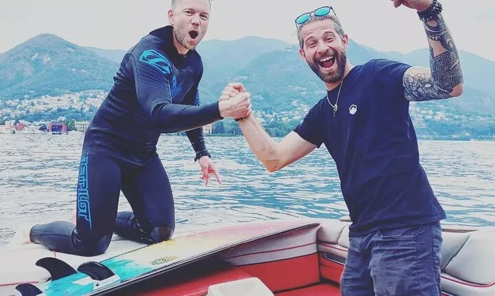 3H Wakeboard and Wakesurf on Lake Como with Mastercraft Boat