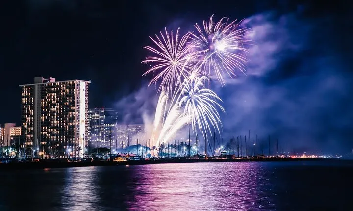 Friday Night Waikiki Fireworks Catamaran Cruise