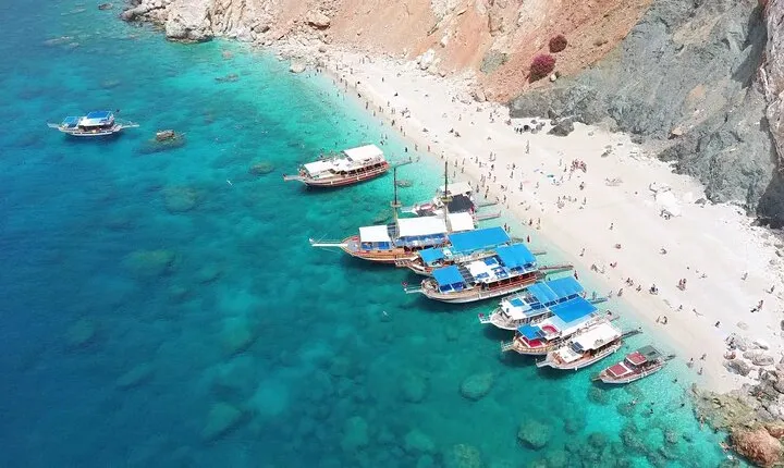 From Antalya Suluda Island Small Group Boat Trip with Lunch