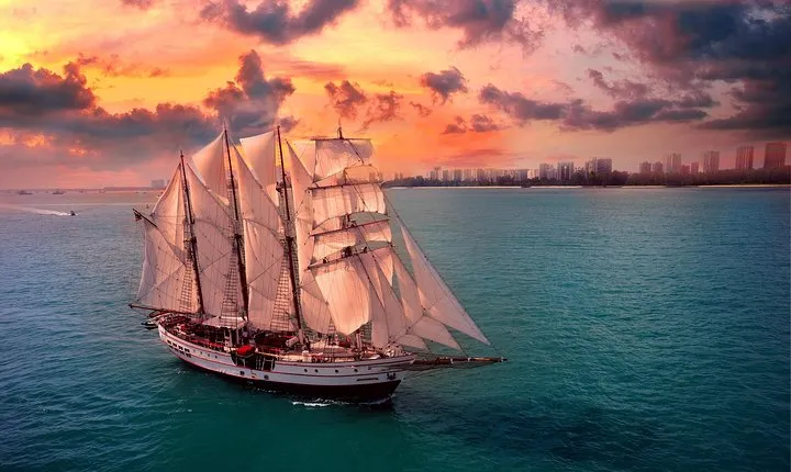 Royal Albatross - Sunset Sail Cruise with 5-Course Seated Dinner