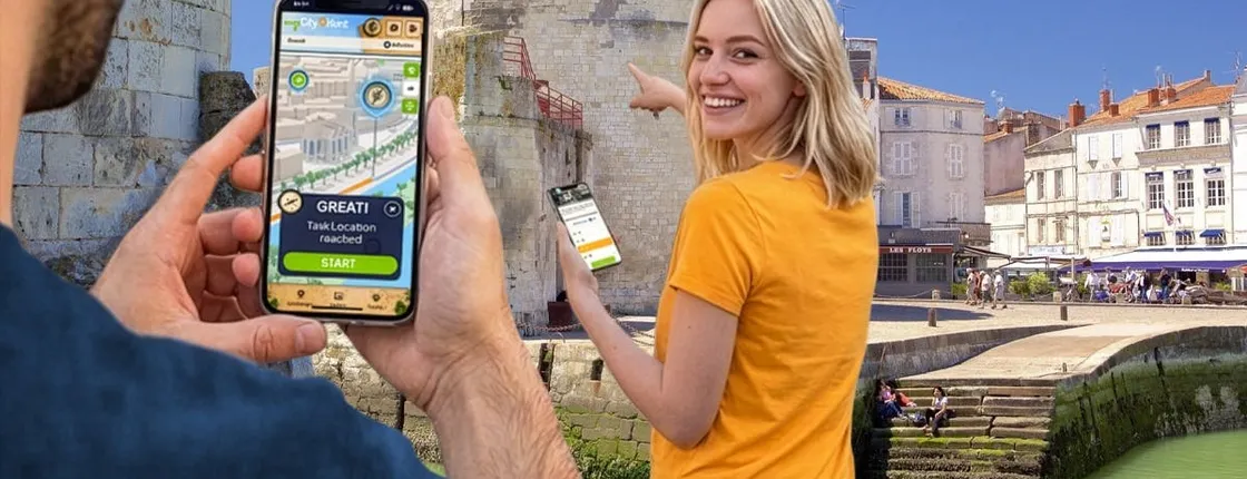 Self-guided digital scavenger hunt in La Rochelle