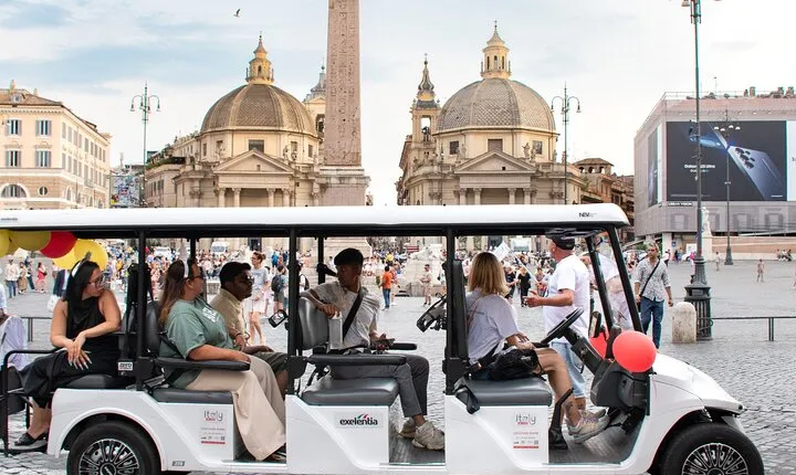 Golf Cart Highlights Tour in Rome