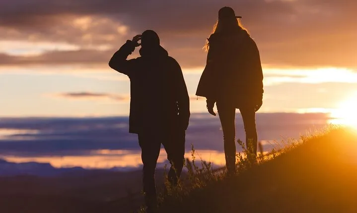 Hiking under the Midnight Sun