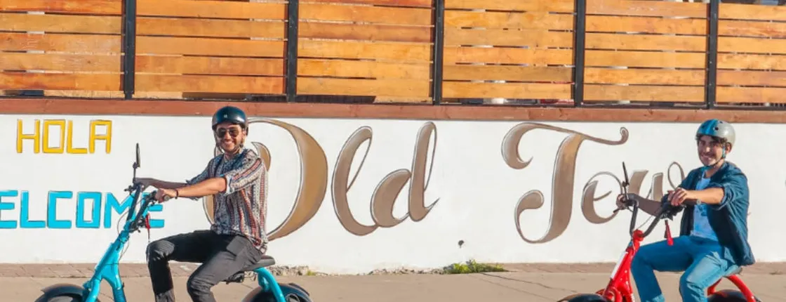 2-hour Old Town and Downtown electric scooter tour