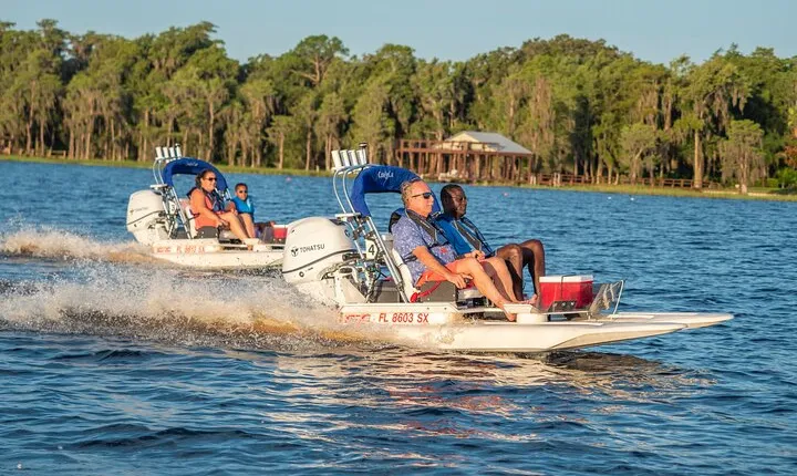 Tour of Lakes Escape by Personal Catamaran
