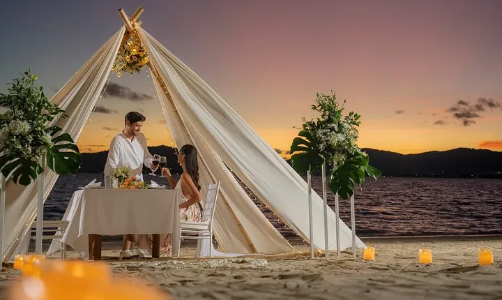 Private Romantic Dinner Experience on the Beach Panwa Cape