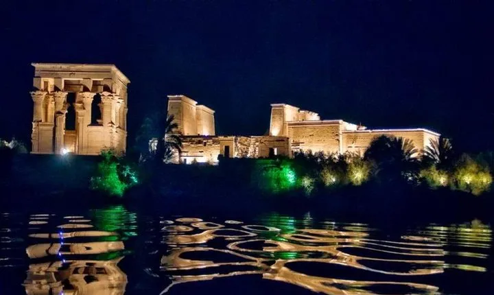 Sound and light show at Philae temple