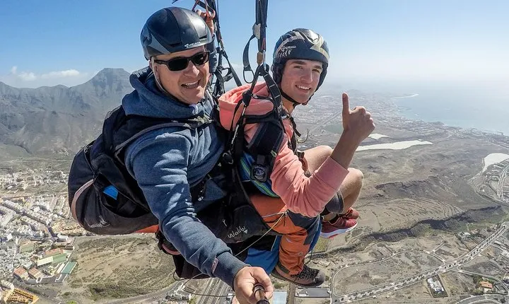 Standard Paragliding Tandem Flight over Adeje, Tenerife South