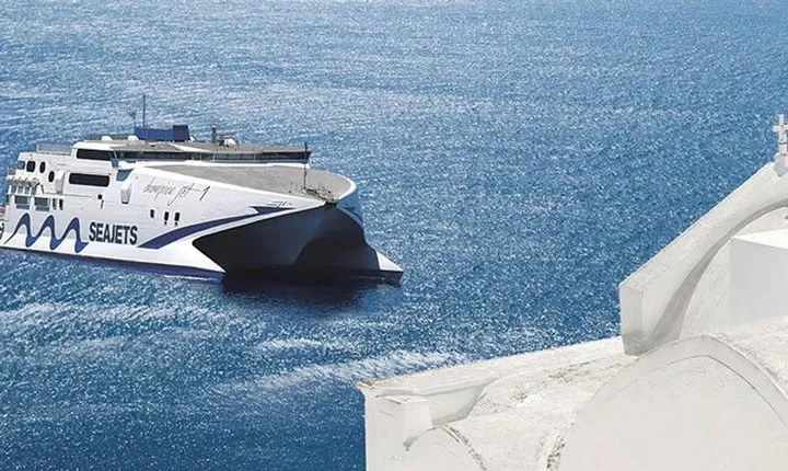 VIP Ferry Ticket From Piraeus Port To Santorini & Private Transfer Included