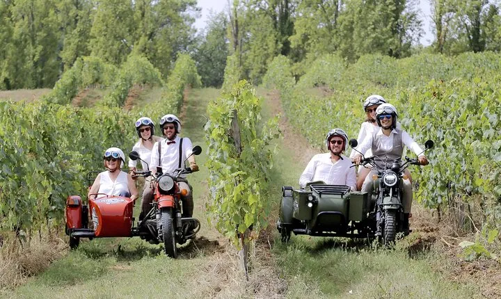The Médoc in a sidecar, magic!