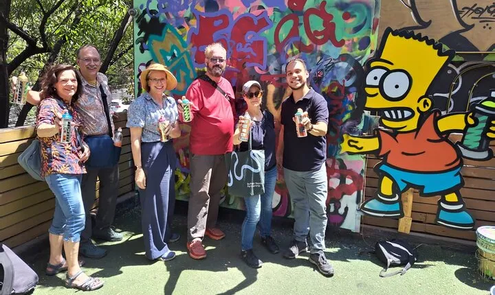 Tour Evolution of Muralism paints your Grafiti 
