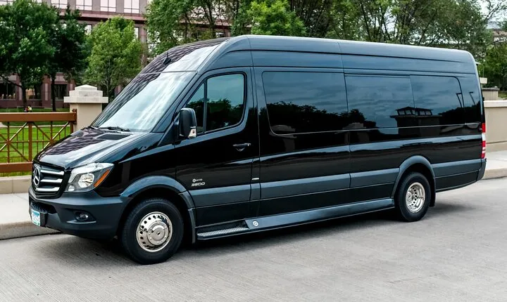 Round Trip Private Transfer Las Vegas Airport to Las Vegas by limo MB Sprinter