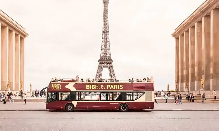Paris VIP open deck bus experience with cruise and private Pick up drop -4 hours