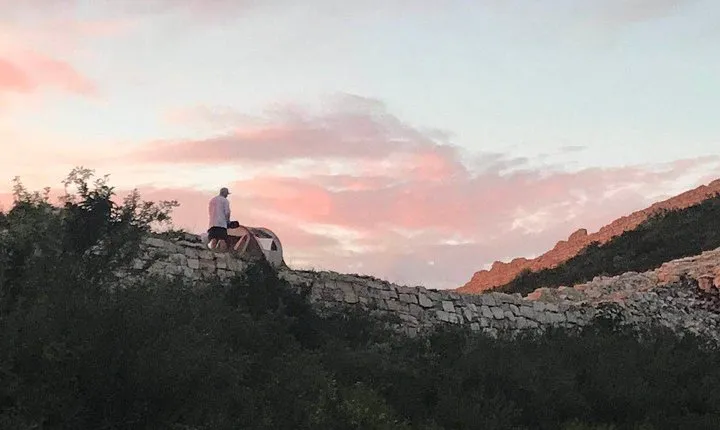 camp on the Great Wall overnight with sunrise and sunset on the wall
