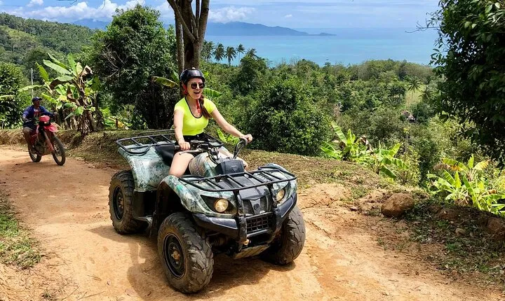 ATV Jungle Ride with Hin Lad Waterfall Visit from Koh Samui