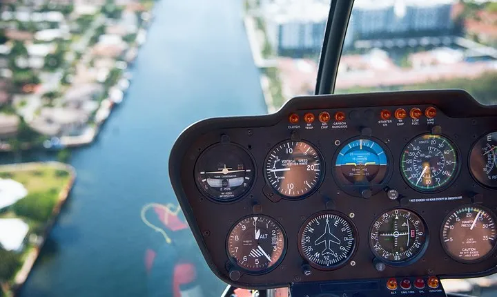 Miami Helicopter Experience with Transportation and champagne