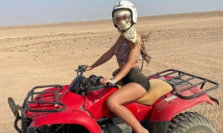 Safari Thrilling Quad bike with Camel Riding in Hurghada