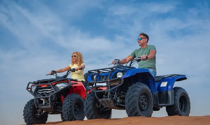 Evening Quad Bike, Desert Safari in Dubai , BBQ Dinner and Shows