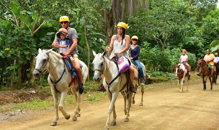 Horseback and Waterfalls Adventure in Jaco with Pick Up