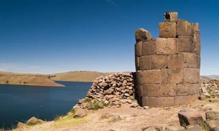 Half-Day Tombs "Chullpas" of Sillustani from Puno