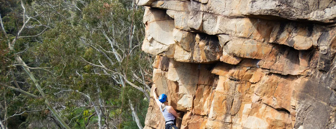 Full-day rock climbing and abseiling