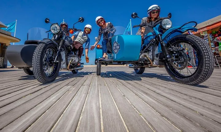 Private tour: visit Deauville in a sidecar