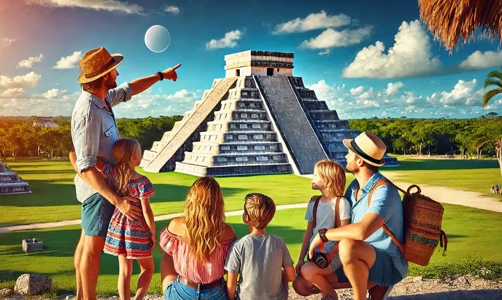 Full-day Chichen Itza journey, with guides + cenote + buffet