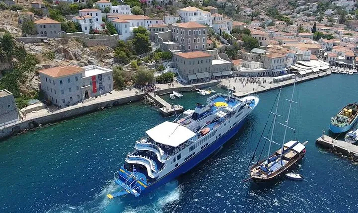 Hydra-Poros-Aegina Islands One Day Cruise With Live Music Dancing & Buffet Lunch